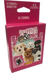 Les chiots et moi ! Ecoblister 10 enveloppes Panini