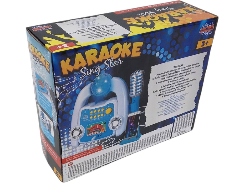 temerario físico sala Karaoke Singstar con Microfono y Conexión a Móvil - Juguetilandia