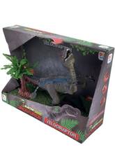 Dinosaure 32 cm Vélociraptor qui Marche avec Lumière et Son