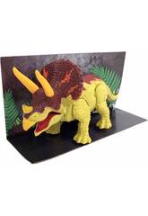 Triceratops Marrom Andador 24 cm.