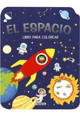 Colores y Pegatinas El Espacio Libro para Colorear Susaeta S3467005