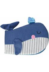 Livre pour enfants en tissu Joue et barbote avec ma baleine