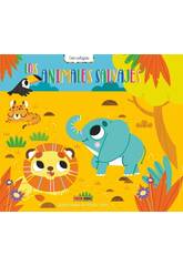 Livre pour enfants avec rabats Les animaux sauvages