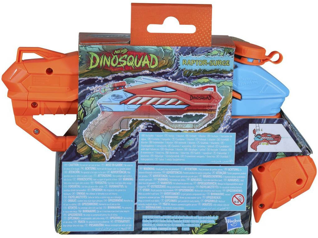 Nerf Super Soaker Dinosquad Raptor Surge Hasbro F2795