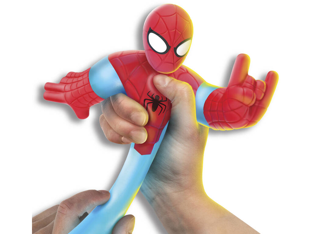 Goo Jit Zu Figura Marvel Heróis Radioactive Spiderman Bandai CO41224