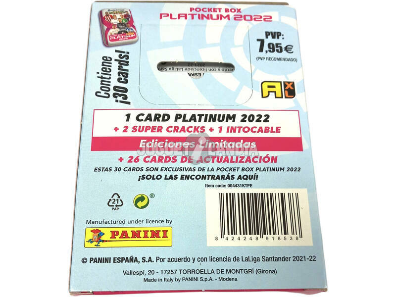 Adrenalyn XL Pocket Box Platinum 21-22 Panini