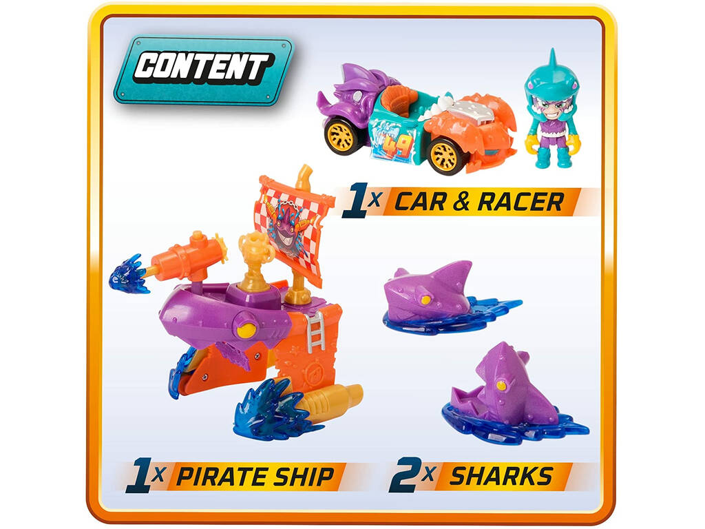 T-Racers Playset Pirate Shark Magic Box PTRSD014IN20
