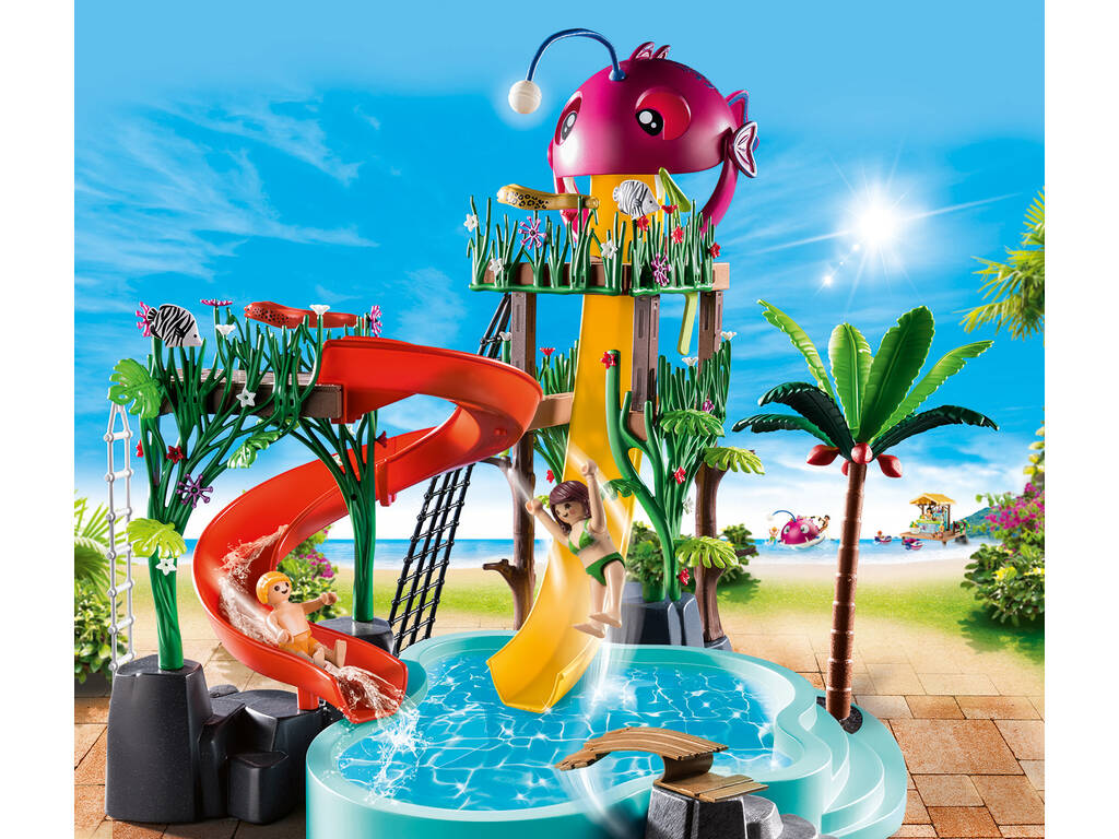 Playmobil Parco acquatico con scivoli 70609