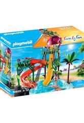 Playmobil Parco acquatico con scivoli 70609