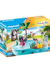 Playmobil Piscina Divertida con Rociador de Agua 70610