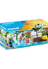 Playmobil Piscina Infantil con Bañera de Hidromasaje 70611