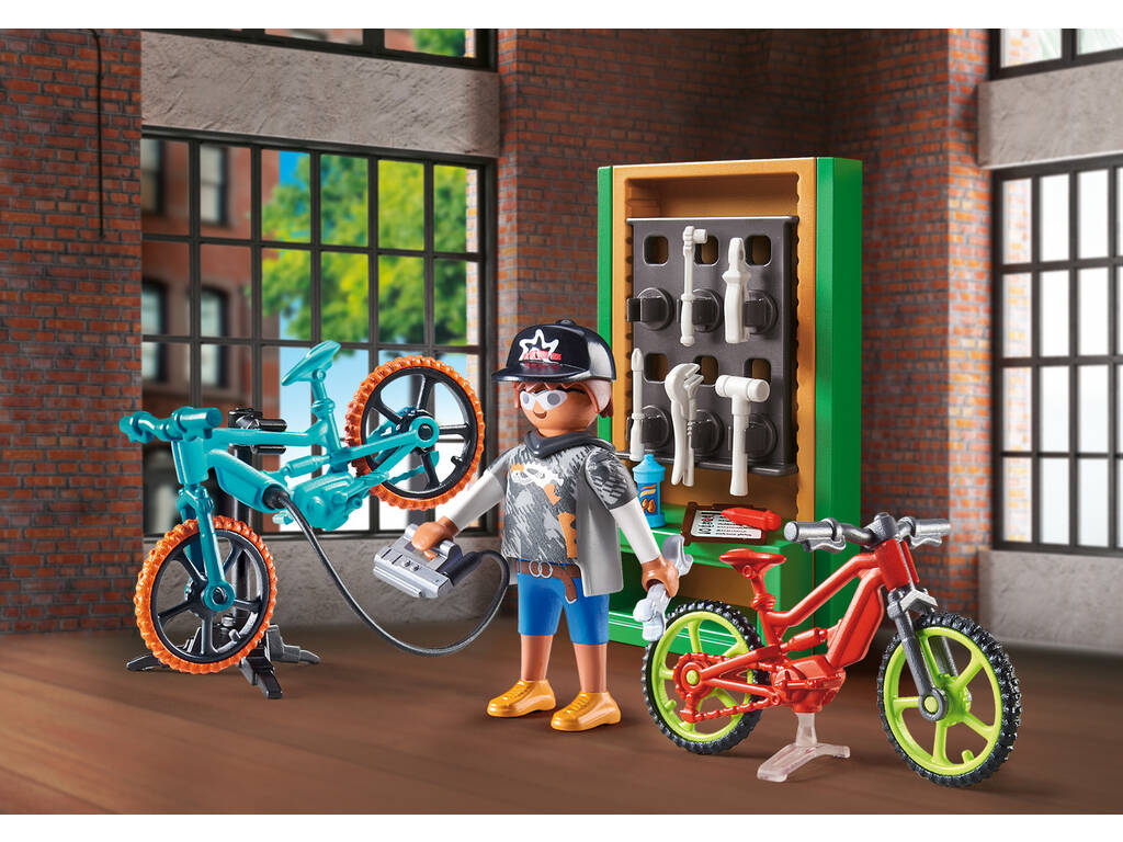 Playmobil Conjunto de Presente Oficina de E-Bicicletas 70674