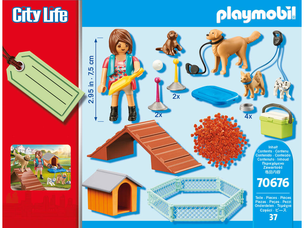 Playmobil Coffret cadeau pour dresseur de chiens 70676