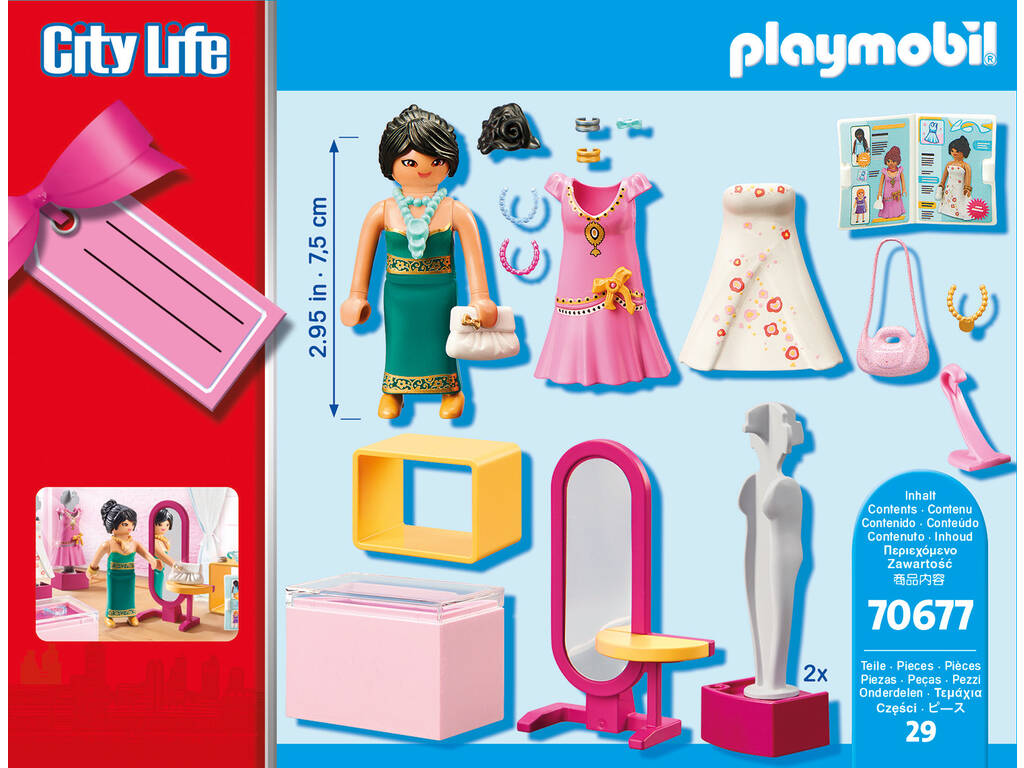 Playmobil - Coffret cadeau Festive Fashion Shop 70677
