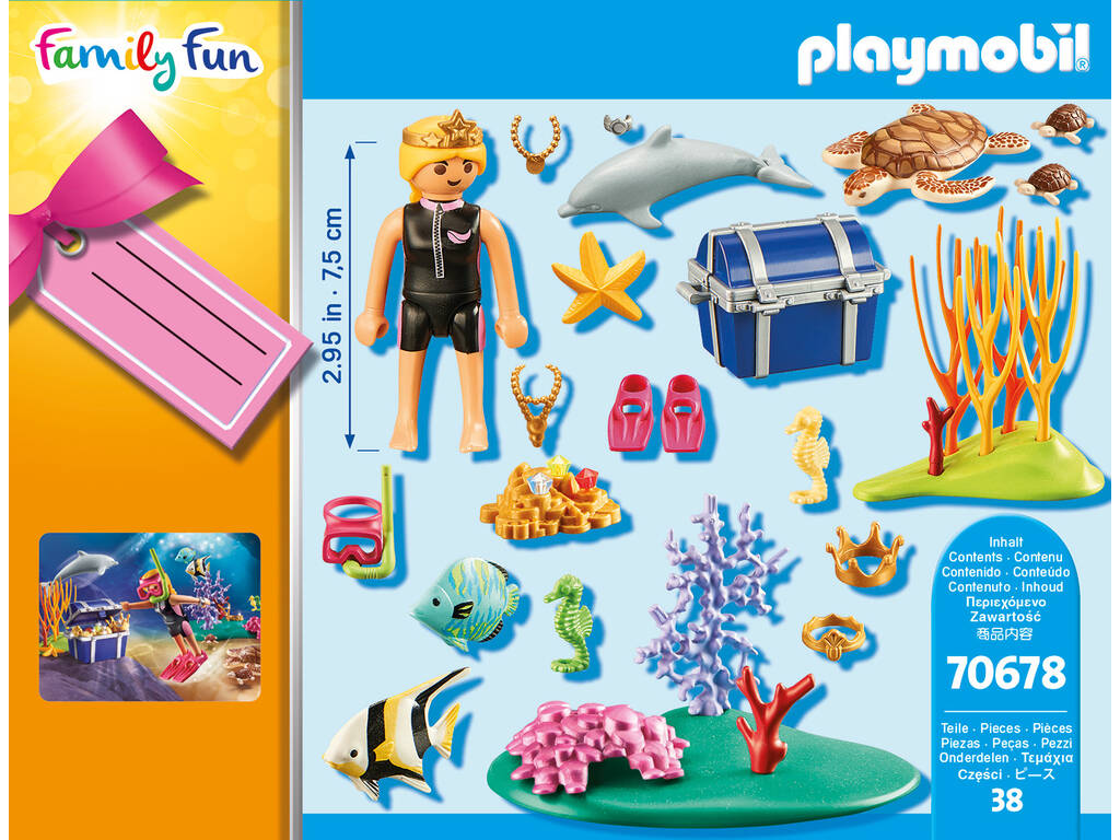 Set cadeau Playmobil Treasure Diver 70678