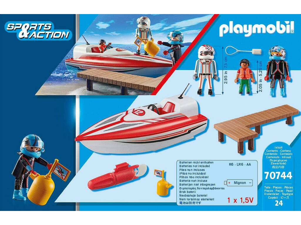 Playmobil Speedboat Racer 70744