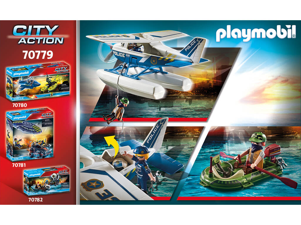 Playmobil Police Seaplane Police Smuggler Pursuit 70779