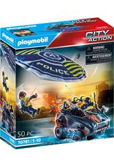 Playmobil Police Parachute Police Amphibious Vehicle Pursuit 70781