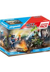 Playmobil Starter Pack Addestramento della polizia 70817