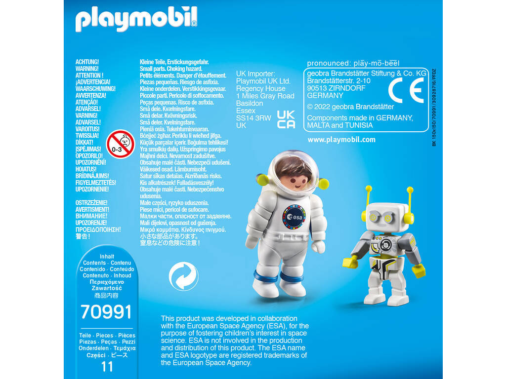 Playmobil Duopack Astronaut Esa und Robert 70991
