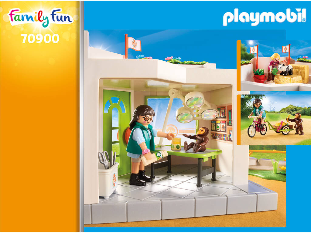 Playmobil Consulta Veterinária no Zoológico 70900