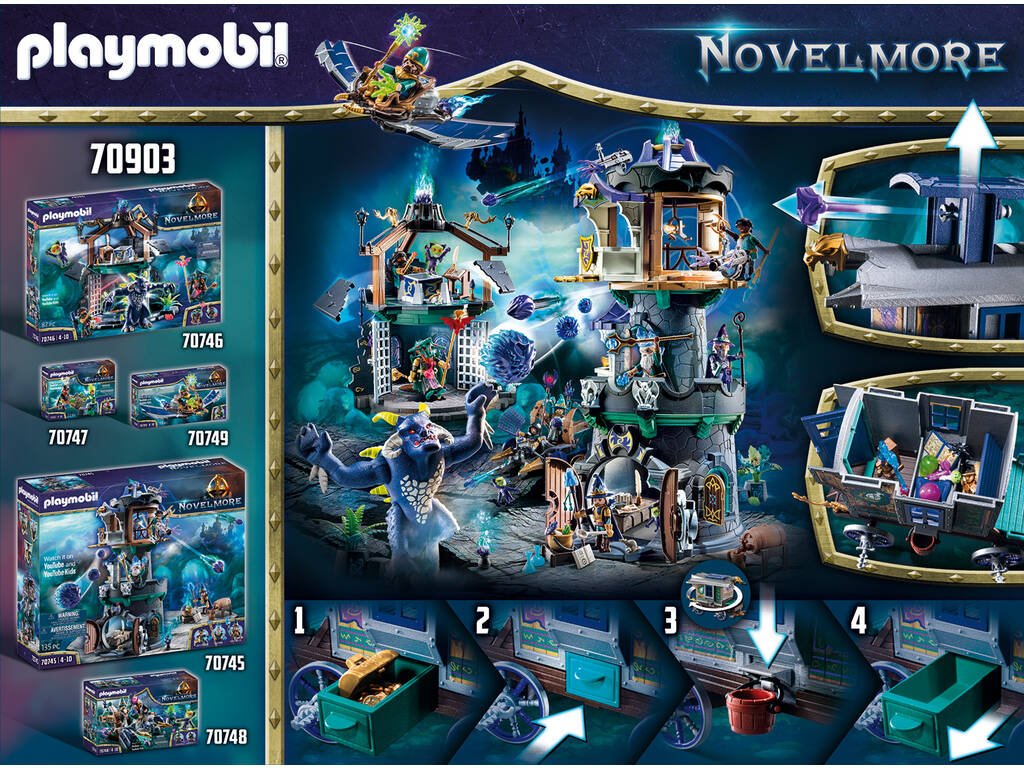 Playmobil Novelmore Voiture de marchand Violet Vale 70903