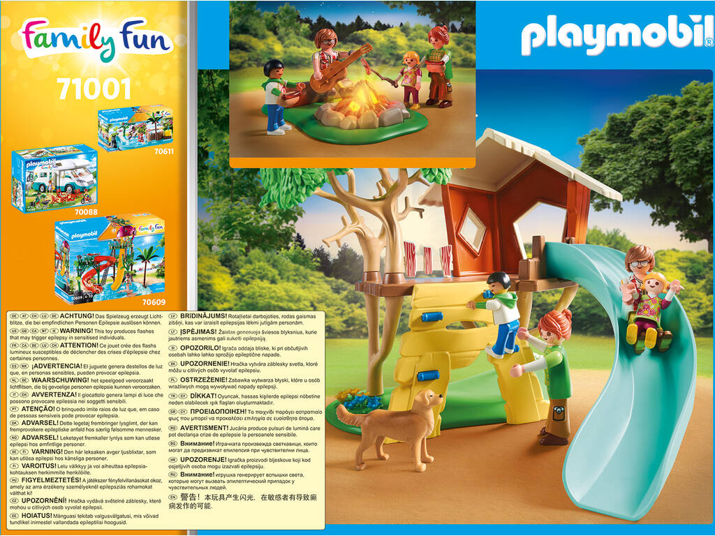 Playmobil Aventura na Casa da Árvore com Escorregador 71001