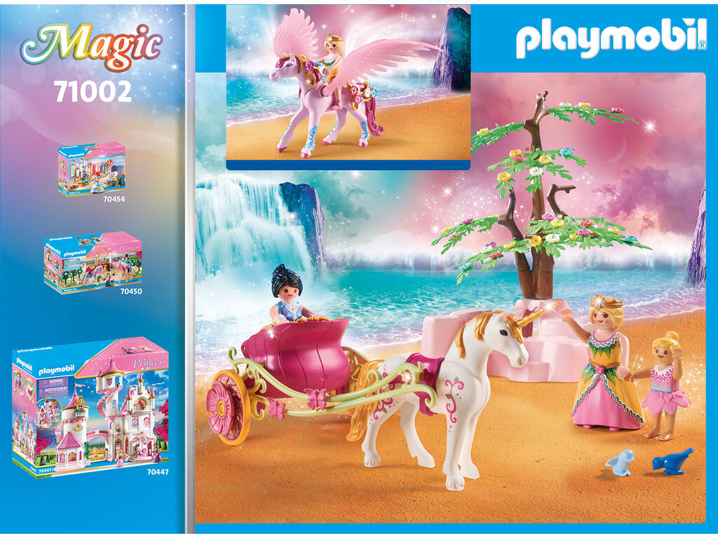 Chariot de la licorne Playmobil avec Pégase 71002
