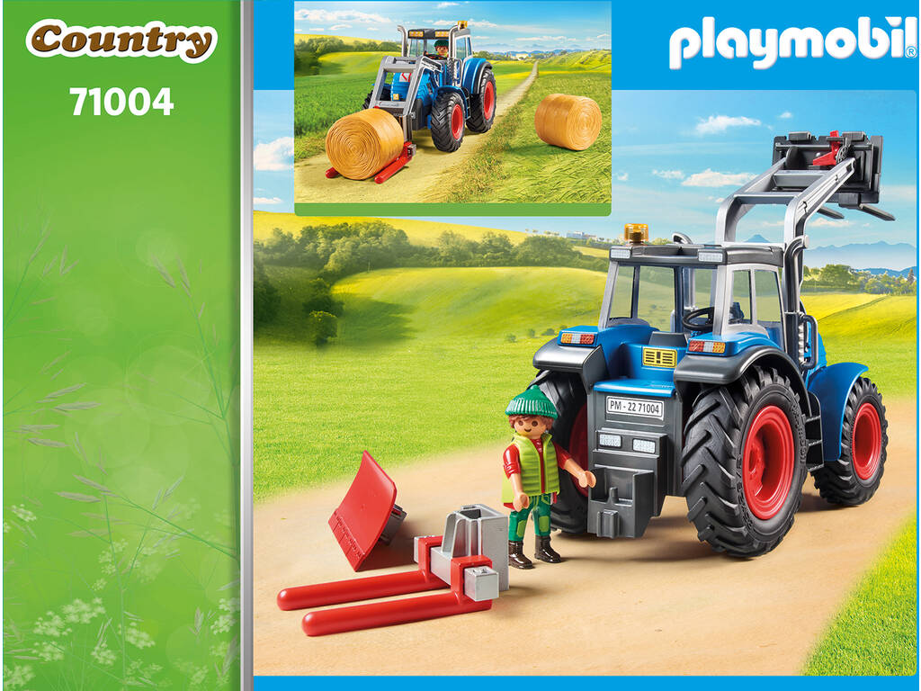 Playmobil - Grand tracteur avec accessoires 71004