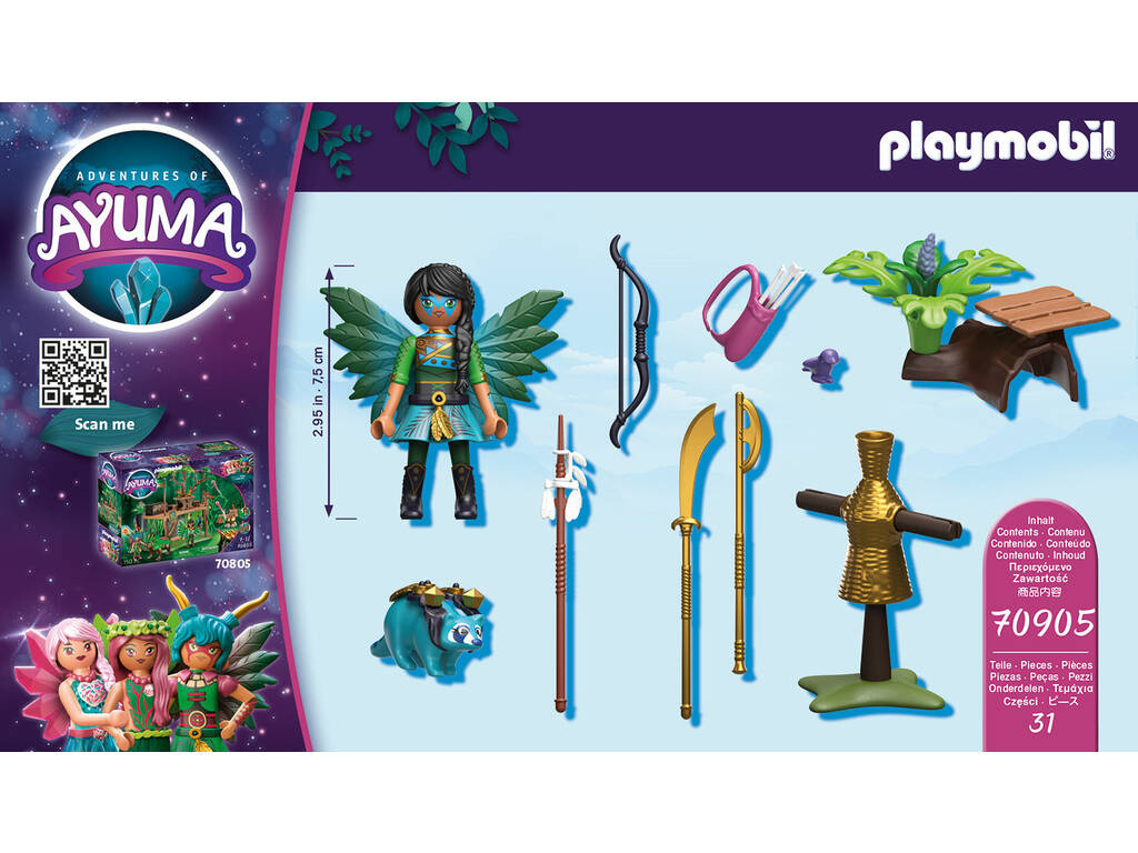 Playmobil Starter Pack Knight Fairy con Mapache 70905