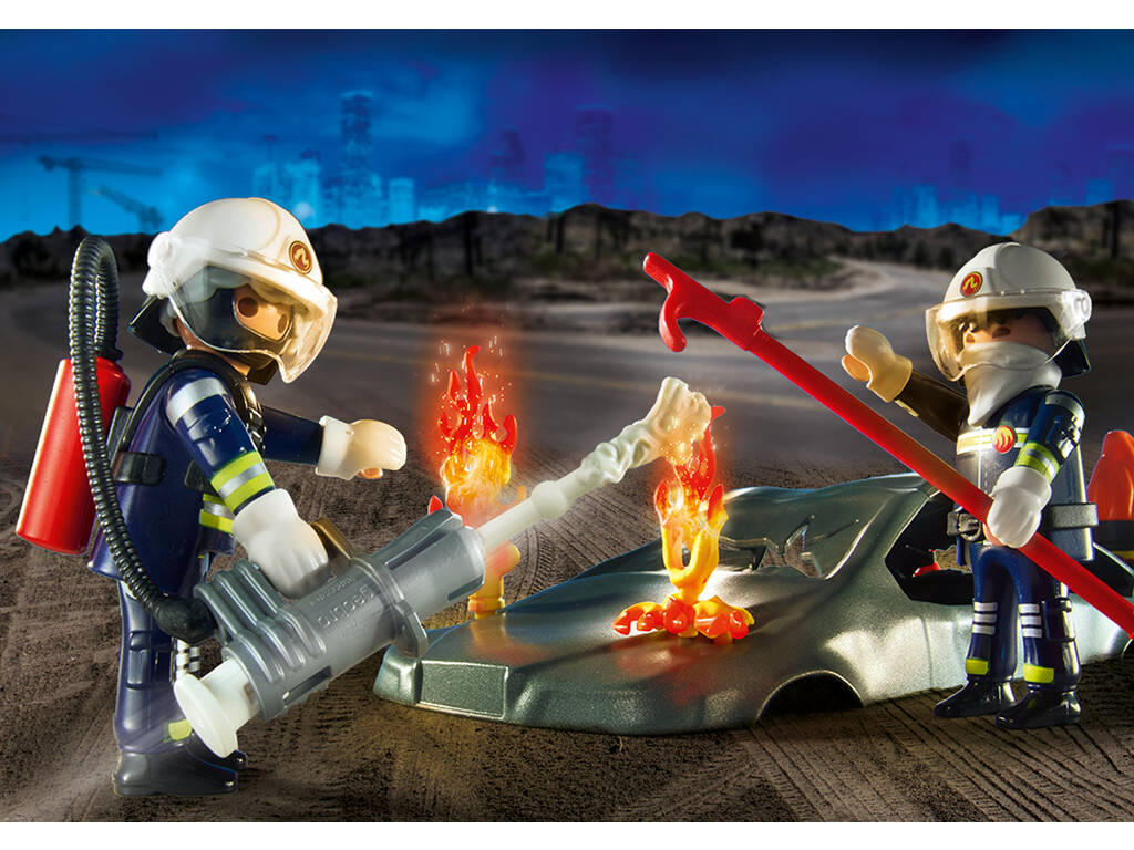 Playmobil Starter Pack Simulacro de Incendio 70907