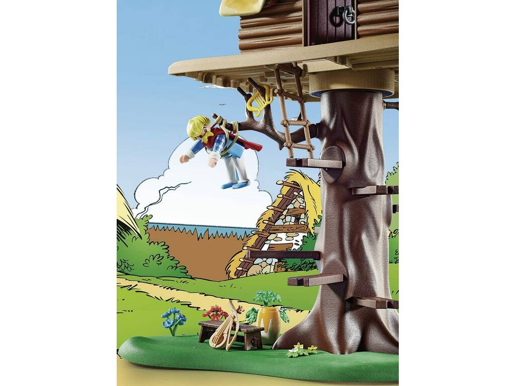 Playmobil Asterix Asurancetúrix con casa sull'albero 71016