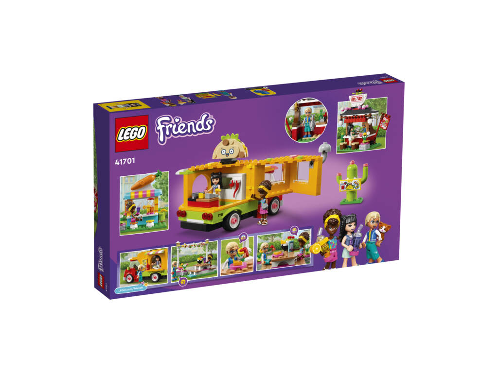 Lego Friends Strasse-Essen-Markt 41701