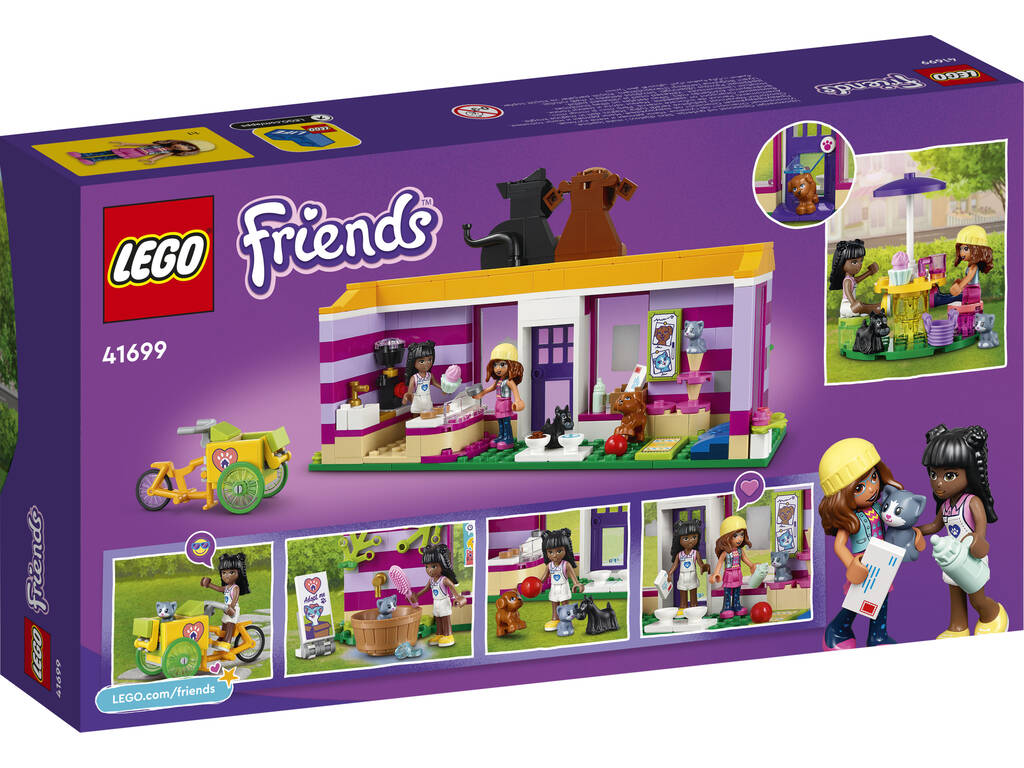 Lego Friends Café zur Adoption von Haustieren 41699