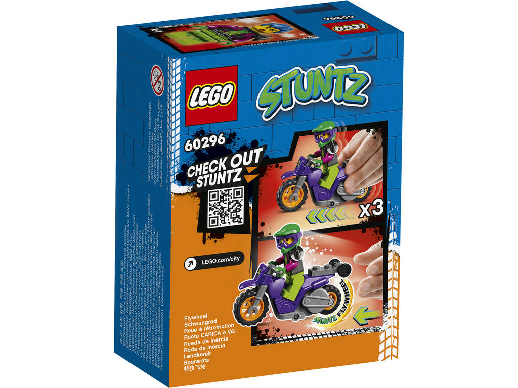 Lego City Stuntz Moto acrobatica: Rampante 60296