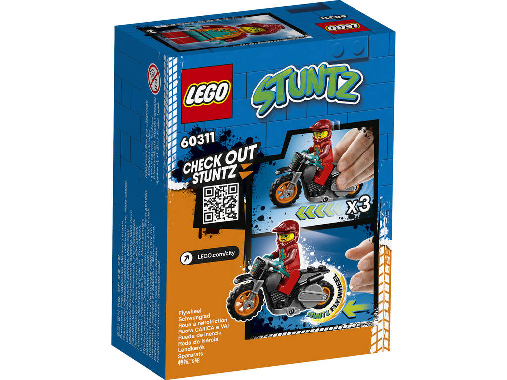 Lego City Stuntz Stunt-Motorrad: Feuer 60311