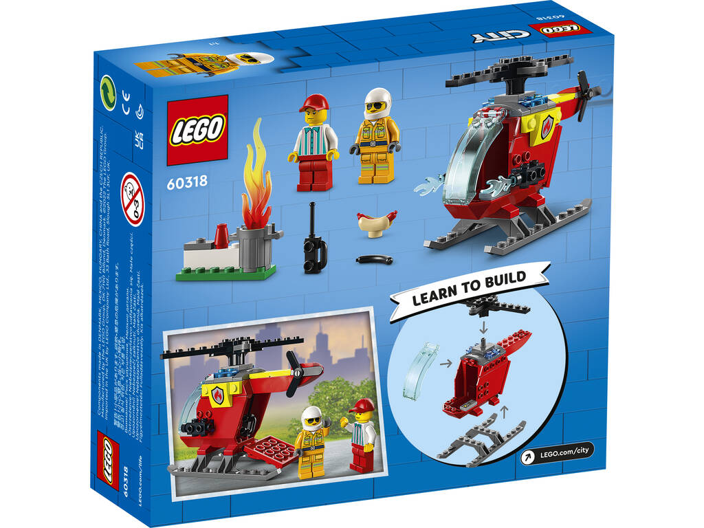 Lego City Fire Helicóptero de Bomberos 60318