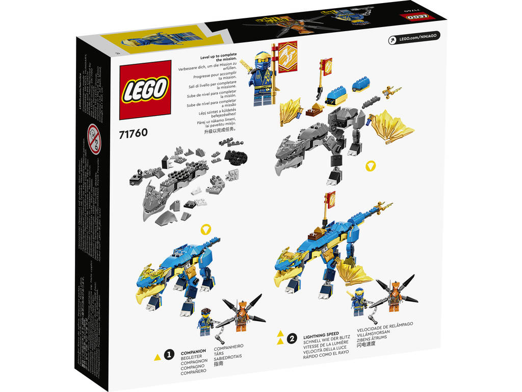 Lego Ninjago Blitzdrache EVO de Jay 71760