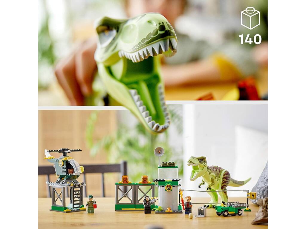 Lego Jurassic World Fuga del Dinosaurio T. Rex 76944