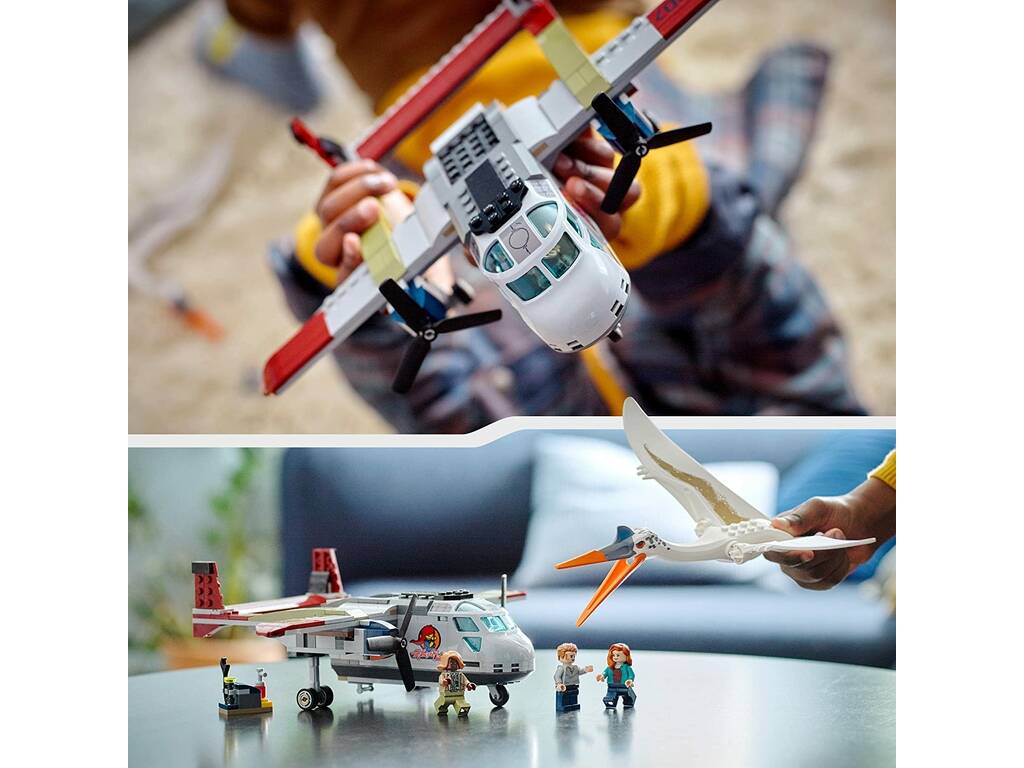 Lego Jurassic World Emboscada Aérea del Quetzalcoatlus 76947