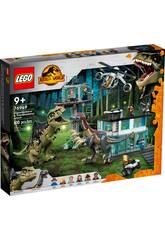 Lego Jurassic World Ataque del Giganotosaurio y el Therizinosaurio 76949