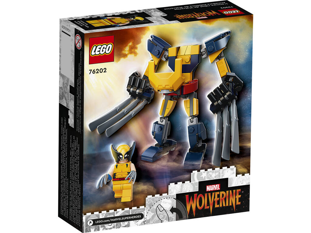 Lego Marvel Wolverine Armadura Robótica de Lobezno 76202