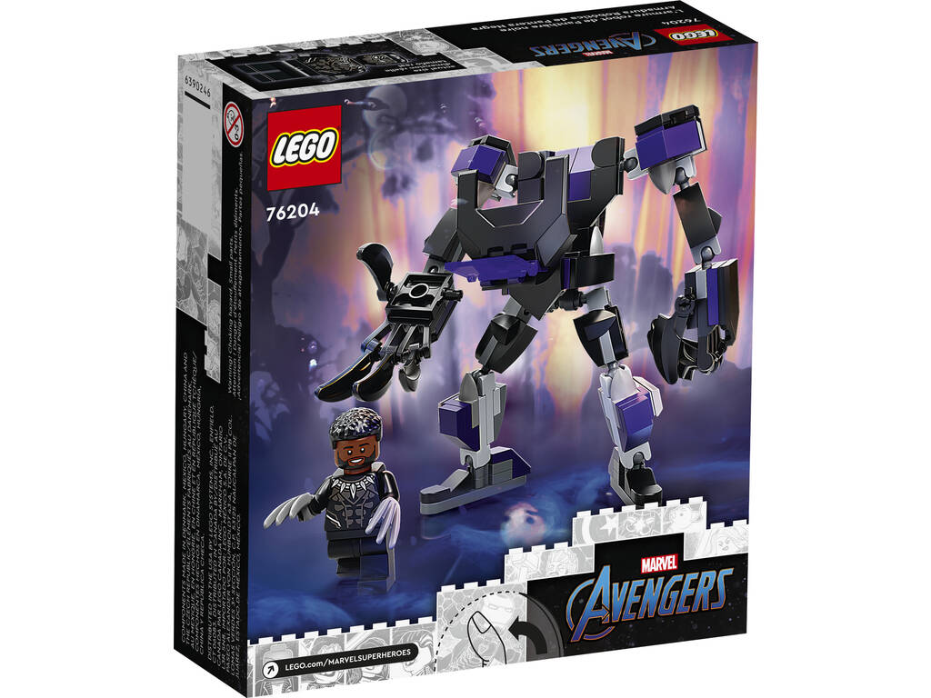 Lego Marvel Avengers Armadura Robótica de Black Panther 76204