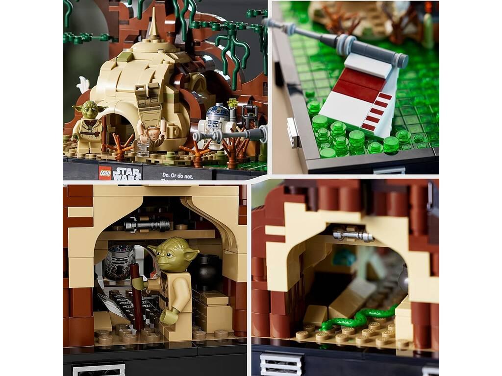 Lego Star Wars Diorama: Entrenamiento Jedi en Dagobah 75330
