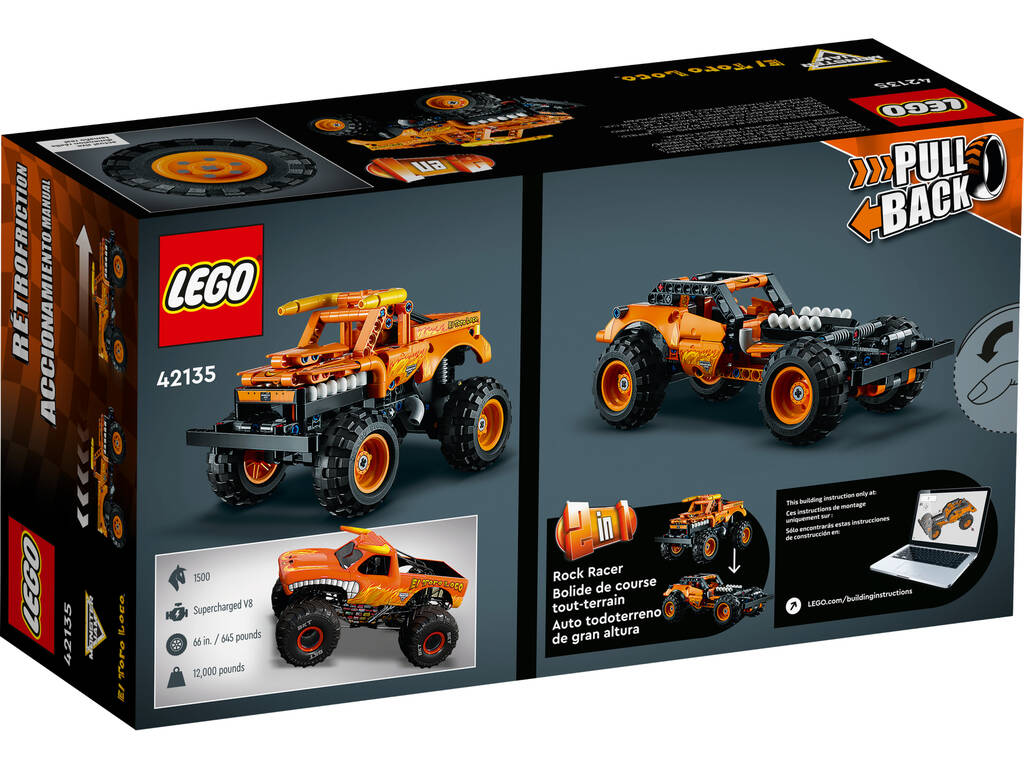 Lego Technic Monster Jam The Mad Bull 42135