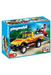 Playmobil Pick Up Con Quad de Carreras 4228