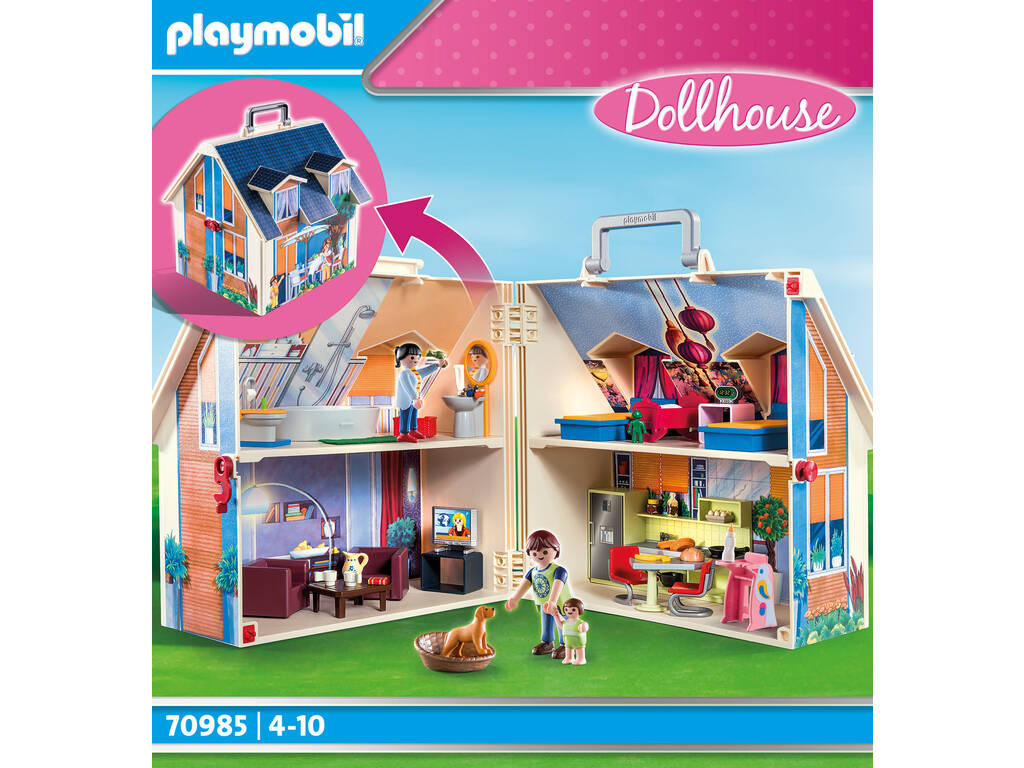 Playmobil Casa de Muñecas Maletin 70985 - Juguetilandia