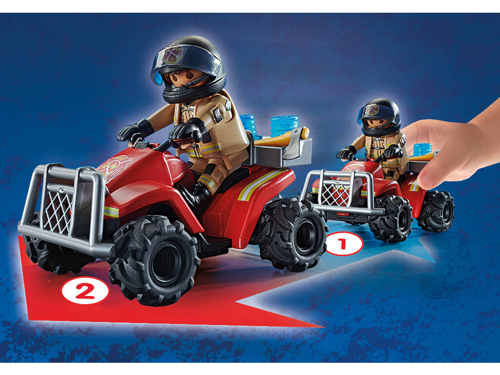 Playmobil Feuerwehr Speed Quad 71090