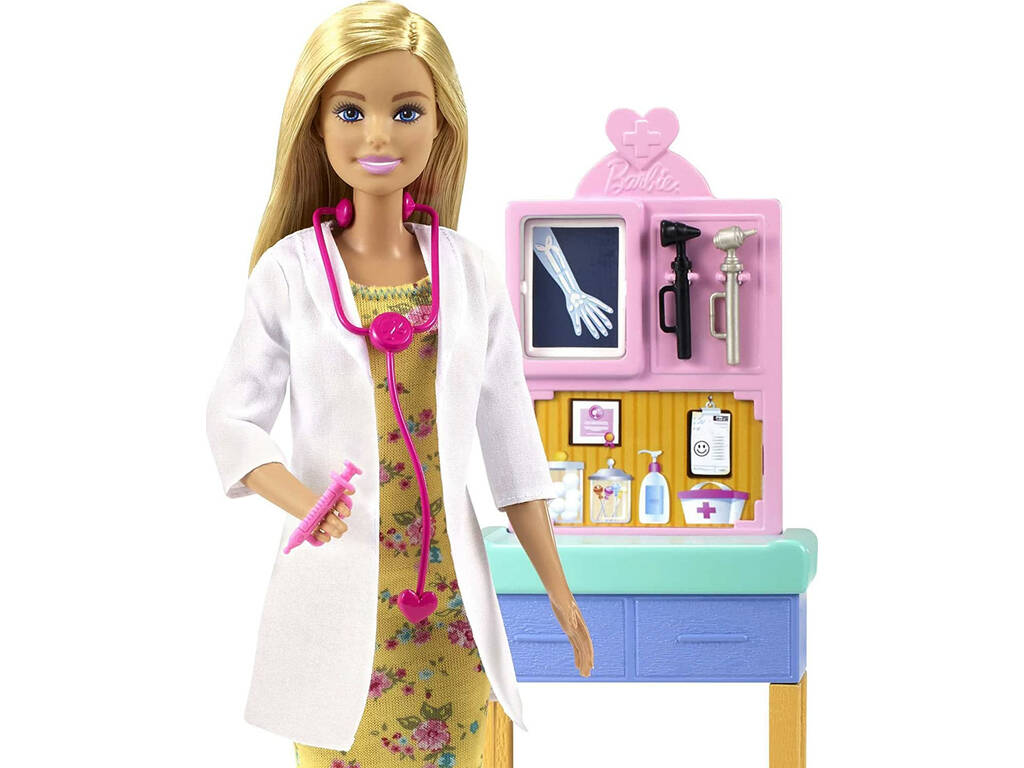 Barbie Pediatra Loira Mattel GTN51