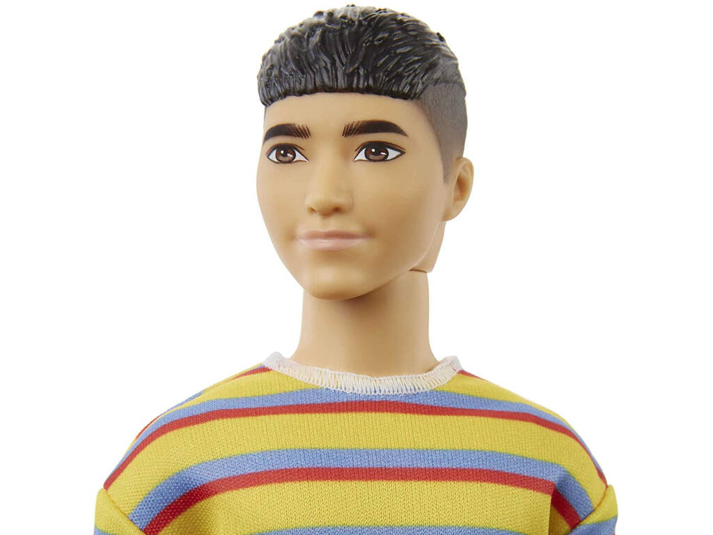 Ken Fashionista Striped Oversized T-Shirt Mattel GRB91